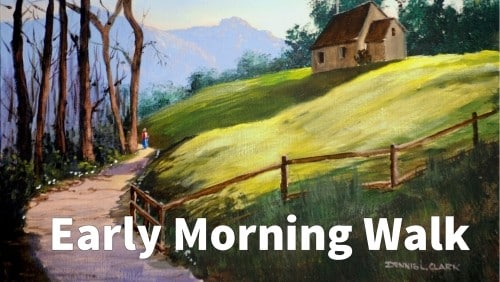 Paint an Early Morning in Acrylic