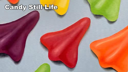 Candy Still Life Painting Lesson