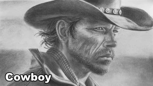 How to Draw a Cowboy Portrait