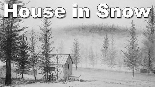 How to Draw a House in the Snow