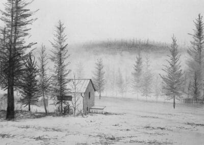 How to Draw a House in the Snow