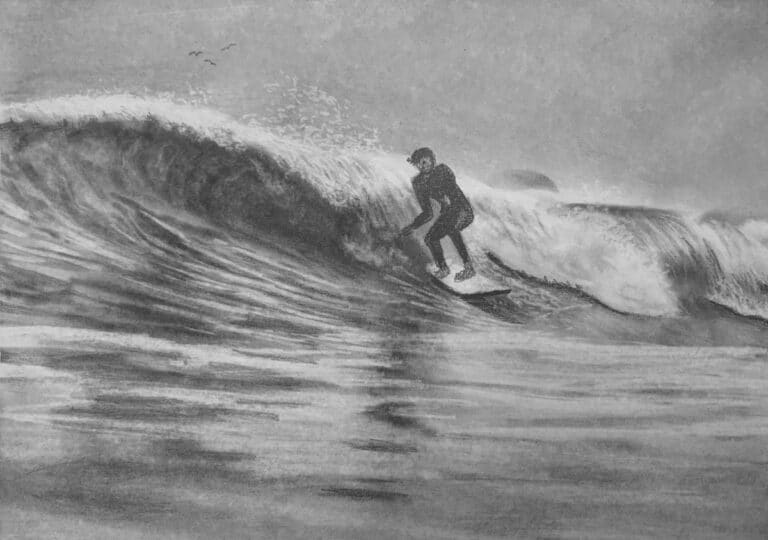 How to Draw a Surfer