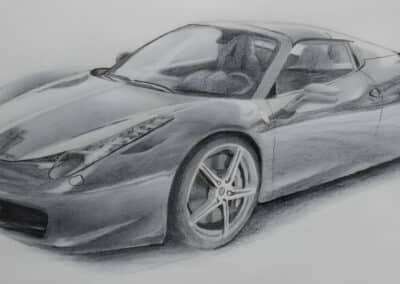 How to Draw a Car in Pencil