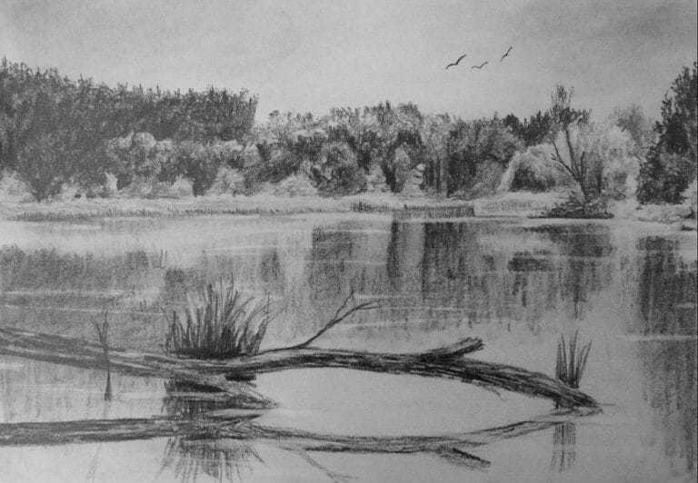 How to Draw Reflective Water