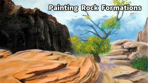 How to Draw Rock Formations in Pastel