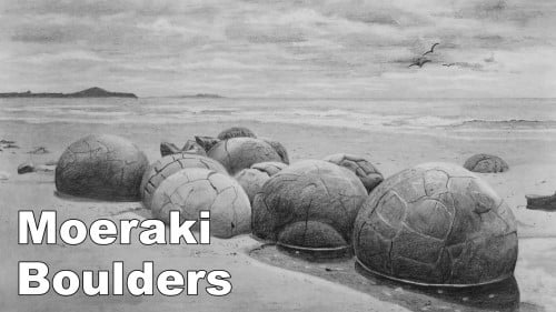 How to Draw the Moeraki Boulders