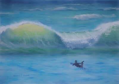 How to Draw Transparent Waves in Pastel