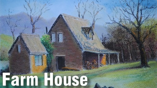 How to Draw Buildings in Pastel