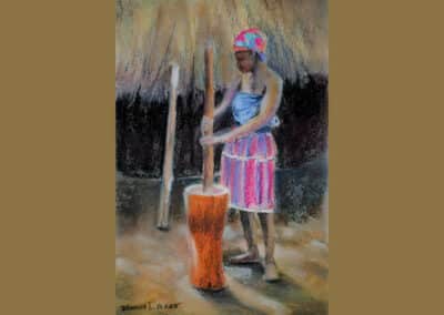 Draw a Figure in Pastel – African Lady