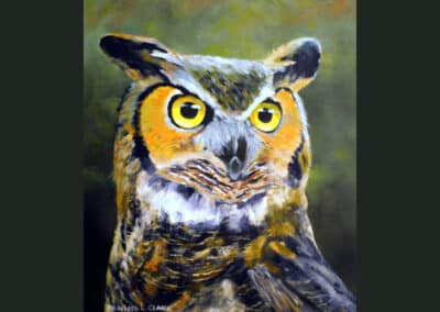 How to Paint a Great Horned Owl in Acrylics