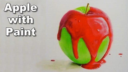 How to Paint an Apple with Wet Paint