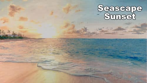 Paint a Seascape Sunset in Oil