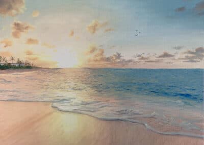 Paint a Seascape Sunset in Oil