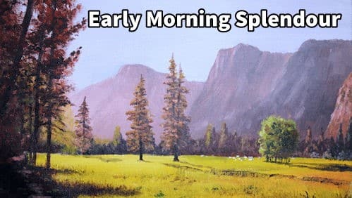 Paint a Morning Meadow in Acrylic