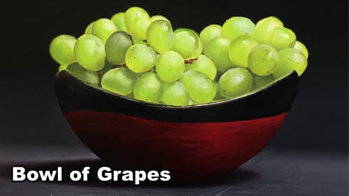 How to Paint a Bowl of Grapes in Oil