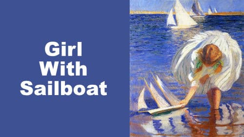 How to Paint Girl with Sailboat