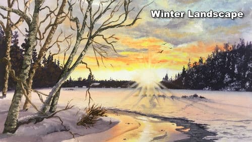 How to Paint a Winter Scene in Oil