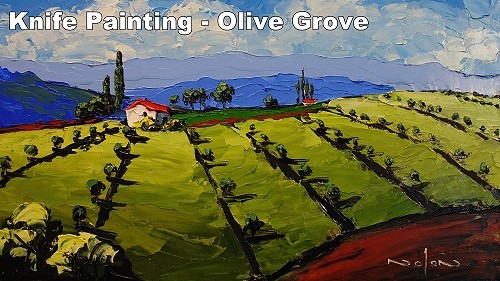 Painting Knife Techniques – Olive Grove