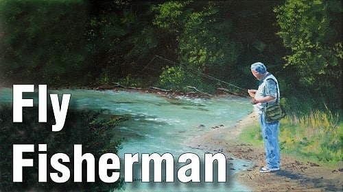 How to Paint a Fly Fisherman in Acrylic