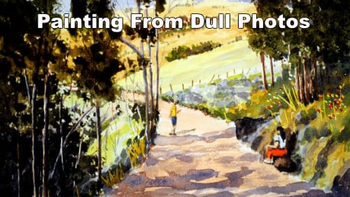 Painting from Dull Photos