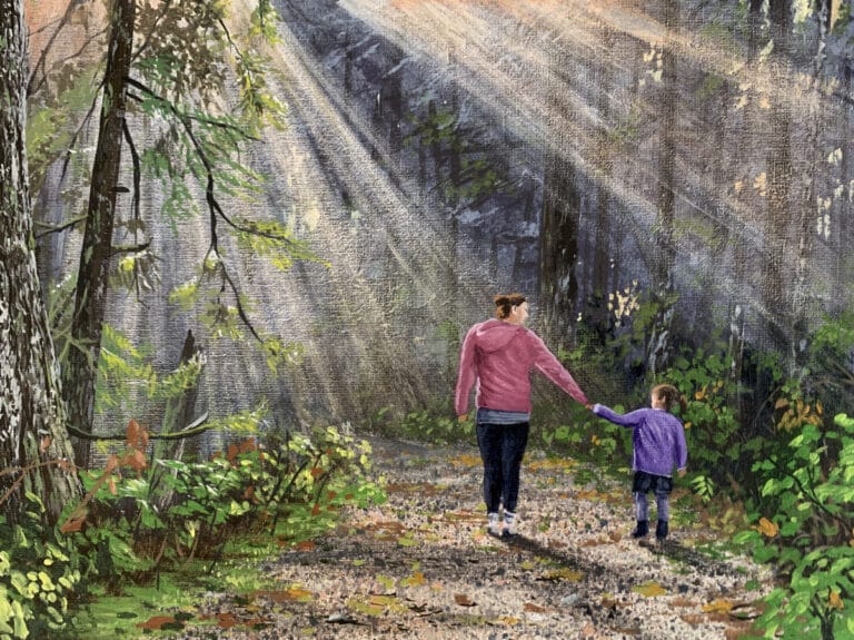 How to Paint a Forest Path