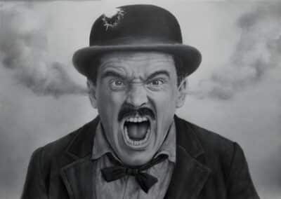 Dramatic Portrait Drawing